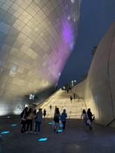 Dongdaemun Design Plaza by night